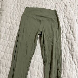 Olive Green flare leggings